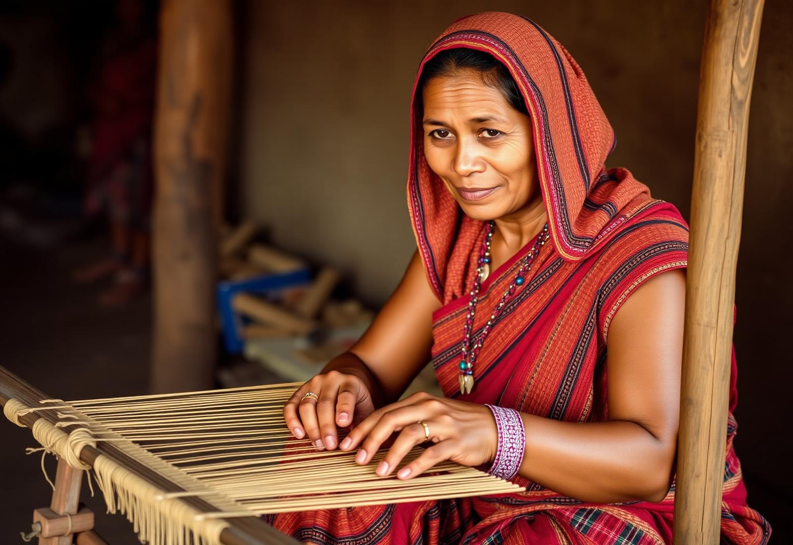 তাঁতে বোনা ঐতিহ্য: চাকমা নারীর হাতে বাঁচছে পিনন